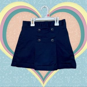Old Navy Uniform Pleated Twill Skort Girls (M 8)